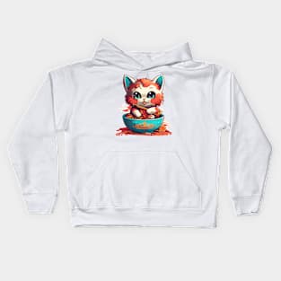 Ramen Kitty Kids Hoodie